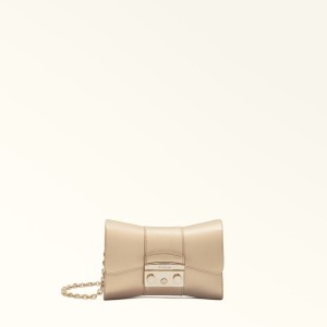 Beige Furla METROPOLIS REMIX Women's Crossbody Bags | SITLFN539