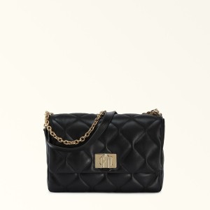 Black Furla 1927 Women's Crossbody Bags | CLSHKQ608