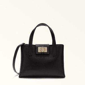 Black Furla 1927 Women's Totes | WLTDJS914