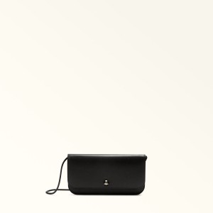 Black Furla GENESI Women's Mini Bags | NWUTHL068