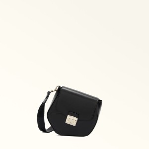 Black Furla METROPOLIS PRISMA Women's Crossbody Bags | UQSJZK491