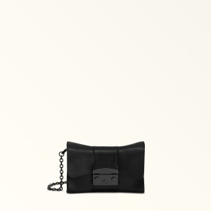 Black Furla METROPOLIS REMIX Women's Crossbody Bags | LKGHXP015