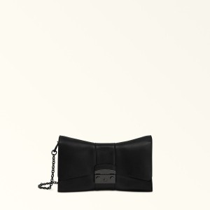 Black Furla METROPOLIS REMIX Women's Shoulder Bags | ASIECG512