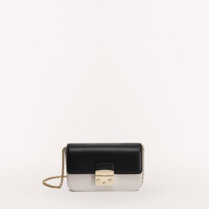 Black Furla METROPOLIS Women's Mini Bags | IZPWEV168