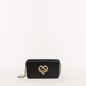 Black Furla MY JOY Women's Crossbody Bags | CTPDUH961