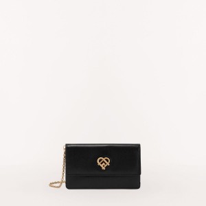 Black Furla MY JOY Women's Mini Bags | VOADNW193