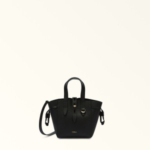 Black Furla NET Women's Totes | NLVTMU308