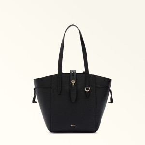 Black Furla NET Women's Totes | OXPDZJ684