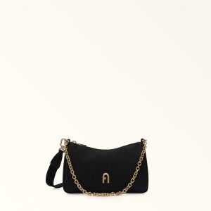 Black Furla PRIMULA Women's Crossbody Bags | UVKDYW591