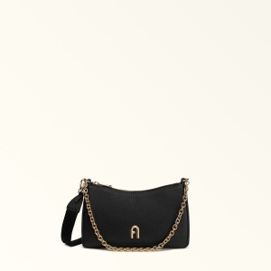 Black Furla PRIMULA Women's Crossbody Bags | ORABST923