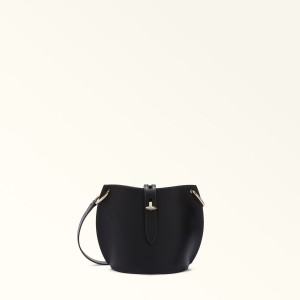 Black Furla UNICA Women's Crossbody Bags | RMTDOP764