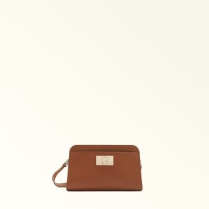 Brown Furla 1927 Women's Crossbody Bags | PLREJZ074