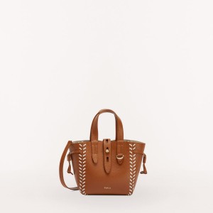 Brown Furla NET Women's Totes | JPFMLR015