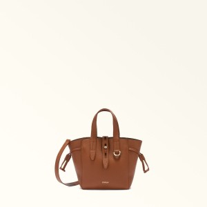 Brown Furla NET Women's Totes | NDWOQY152