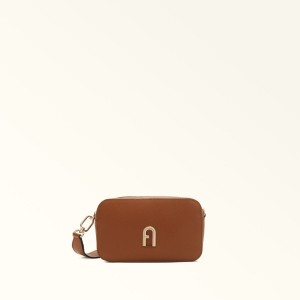 Brown Furla PRIMULA Women's Crossbody Bags | RZUCXO241