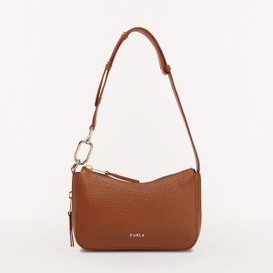 Brown Furla SKYE Women's Shoulder Bags | XVIQSO032