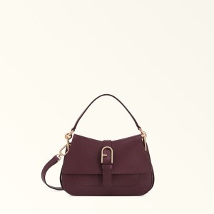 Burgundy Furla FLOW Women's Handbag | LBTYOS124