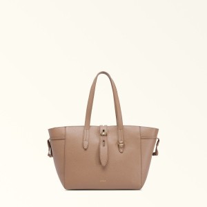 Coffee Furla NET Women's Totes | TUZVDX810