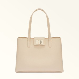 Cream Furla 1927 Women's Totes | BDTZJM950