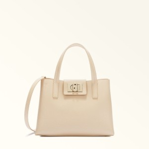 Cream Furla 1927 Women's Totes | MGXALJ908