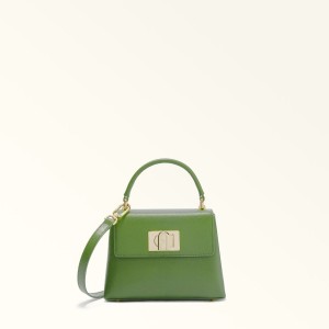 Dark Green Furla 1927 Women's Handbag | LFSBWU427