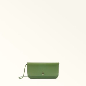 Dark Green Furla GENESI Women's Mini Bags | AYVJOP948