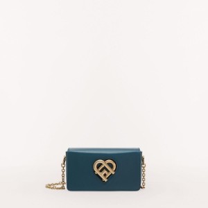 Dark Green Furla MY JOY Women's Crossbody Bags | MJDUSB983