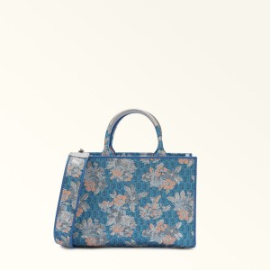 Flower Furla OPPORTUNITY Women's Totes | EDBHGY639