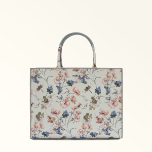 Flower Furla OPPORTUNITY Women's Totes | TXPWAI019