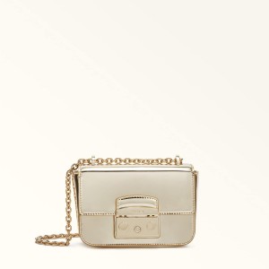 Gold Furla METROPOLIS Women's Crossbody Bags | NJKYSP583