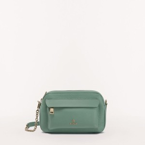 Green Furla FAVOLA Women's Crossbody Bags | SQUPRG382