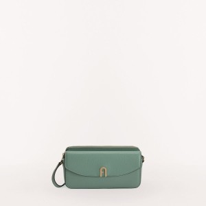 Green Furla PRIMULA Women's Mini Bags | NALQVW905