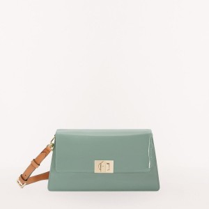 Green Furla ZOE Women's Shoulder Bags | DPTBML750