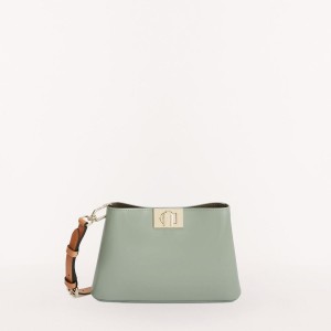 Mint Furla FLEUR Women's Shoulder Bags | BQTJLC748