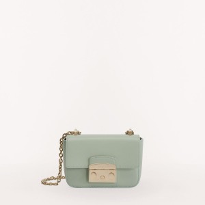 Mint Furla METROPOLIS Women's Crossbody Bags | NMHABZ192