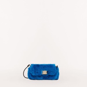 Navy Furla 1927 SOFT Women's Mini Bags | FVBQDU261