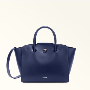 Navy Furla GENESI Women's Totes | UOMKAY475