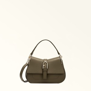 Olive Furla FLOW Women's Handbag | VXJPTB960