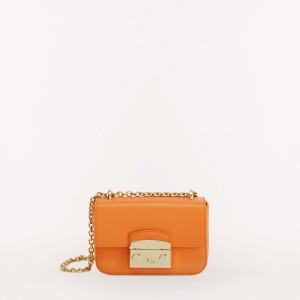 Orange Furla METROPOLIS Women's Crossbody Bags | HQWMVS381