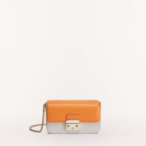 Orange / White Furla METROPOLIS Women's Mini Bags | MALBWE371