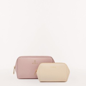 Pink Furla CAMELIA Women's Pouches | DUIKYF835