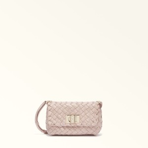 Pink Furla GERLA Women's Shoulder Bags | MGUEFT981