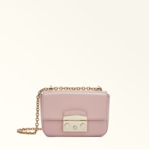 Pink Furla METROPOLIS Women's Crossbody Bags | UCIWBS490