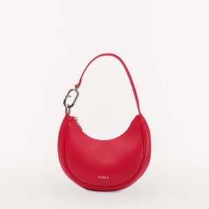 Pink Furla PRIMAVERA Women's Shoulder Bags | MKLUVI185