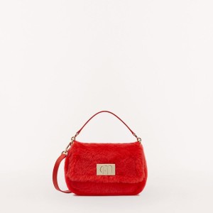 Red Furla 1927 SOFT Women's Crossbody Bags | KQANBJ913