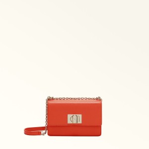 Red Furla 1927 Women's Crossbody Bags | UOYPSB783