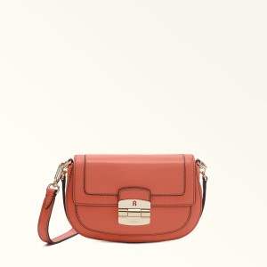 Rose Furla CLUB 2 Women's Crossbody Bags | XUGBFQ457