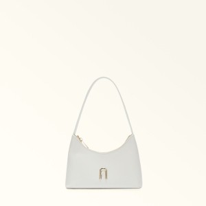 White Furla DIAMANTE Women's Shoulder Bags | ZBWANY247