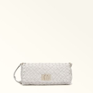 White Furla GERLA Women's Shoulder Bags | IJAEKN176