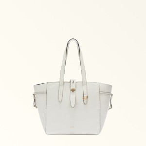 White Furla NET Women's Totes | XEUPZC029